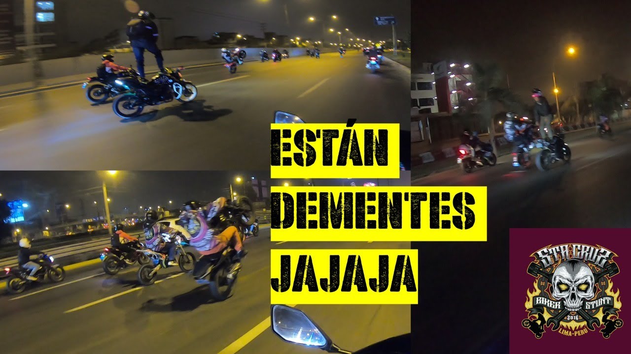 STUNT EN LIMA-PER&Uacute;  | SANTA CRUZ BIKER STUNT | WHEELIES | EST&Aacute;N DEMENTES JAJA 🔥 | KAWASAKI NINJA 300