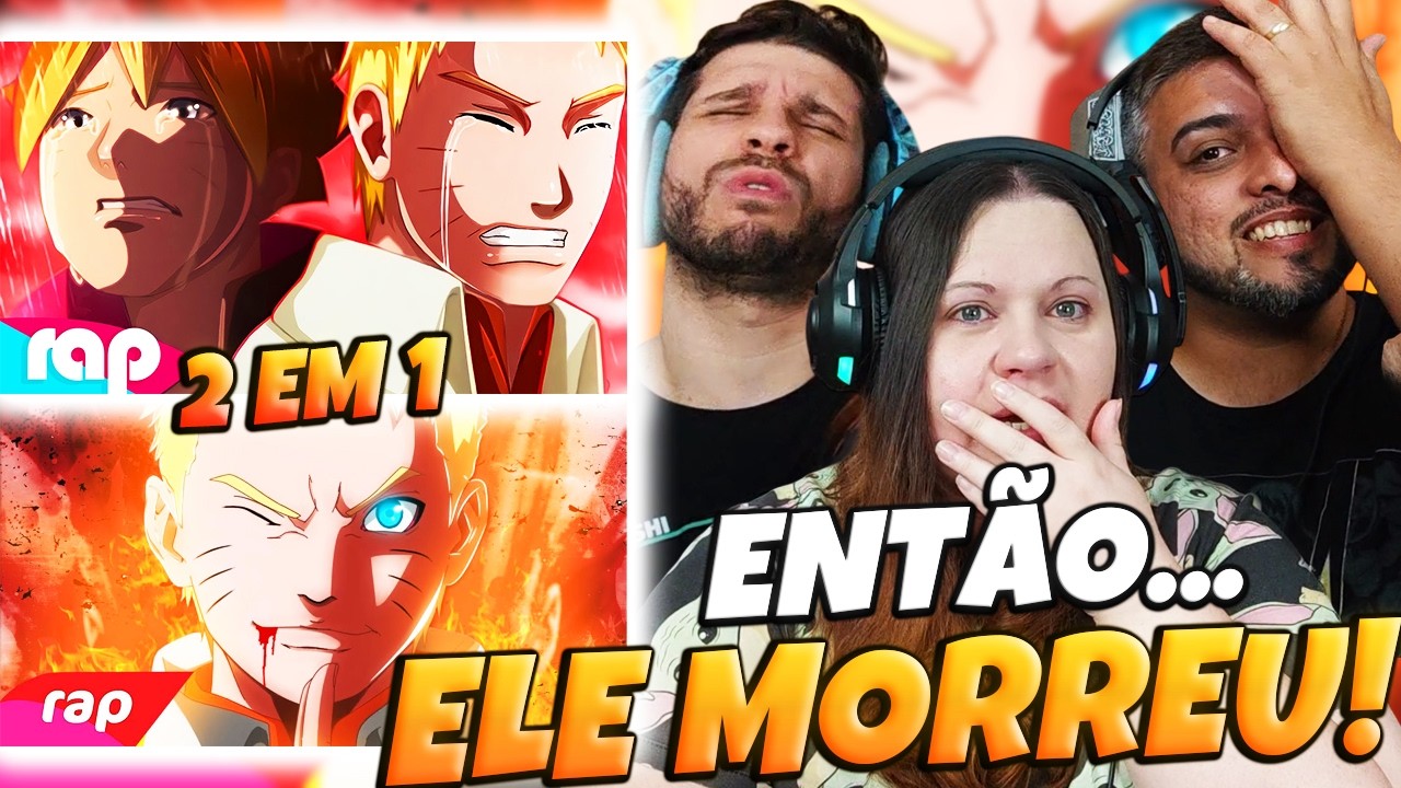 O 2 EM 1 MAIS SAD DE BORUTO | MECKYS A MORTE DO HOKAGE + A MORTE DE UM UZUMAKI | FAMILY REACTS