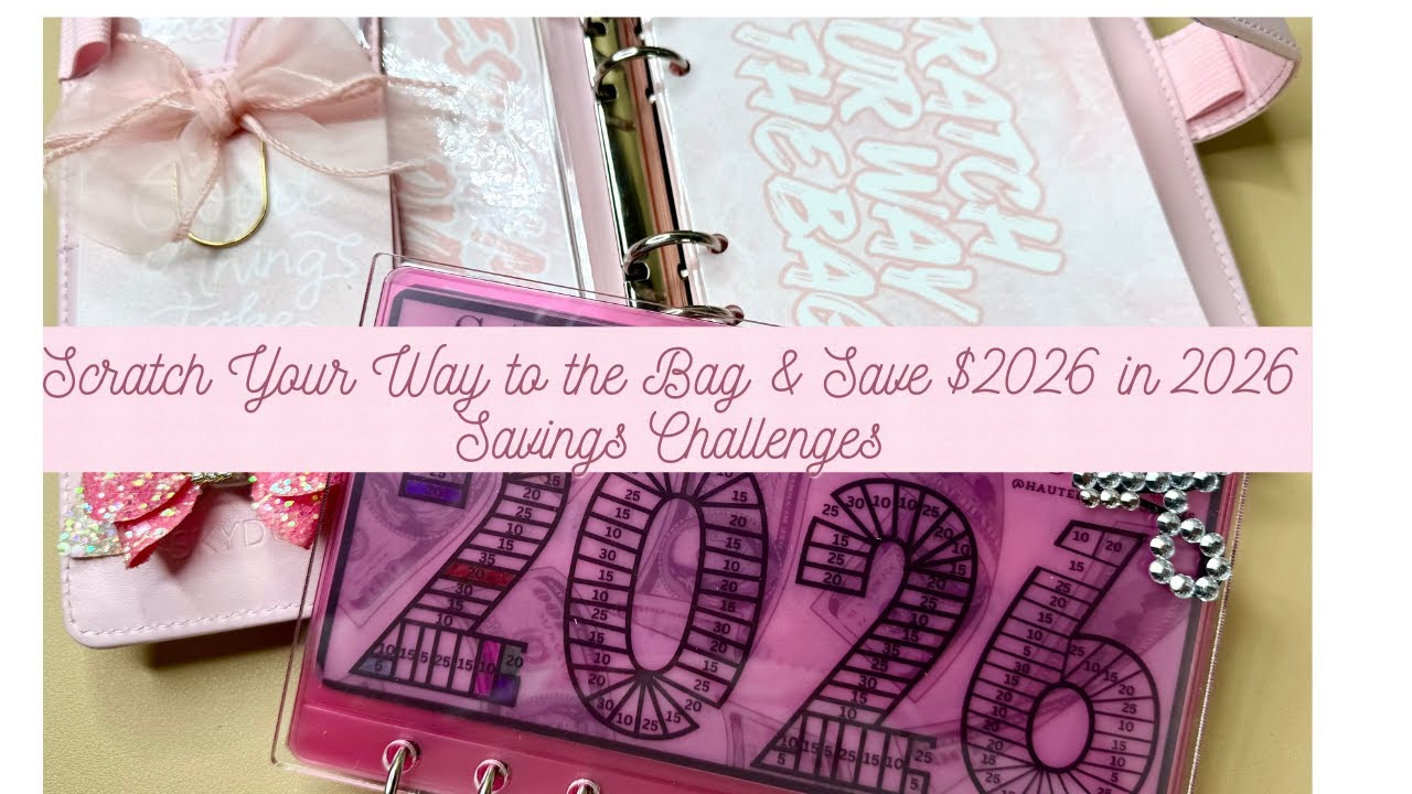 SCRATCH YOUR WAY TO THE BAG | SAVE 2026 IN 2026 SAVINGS CHALLENGES