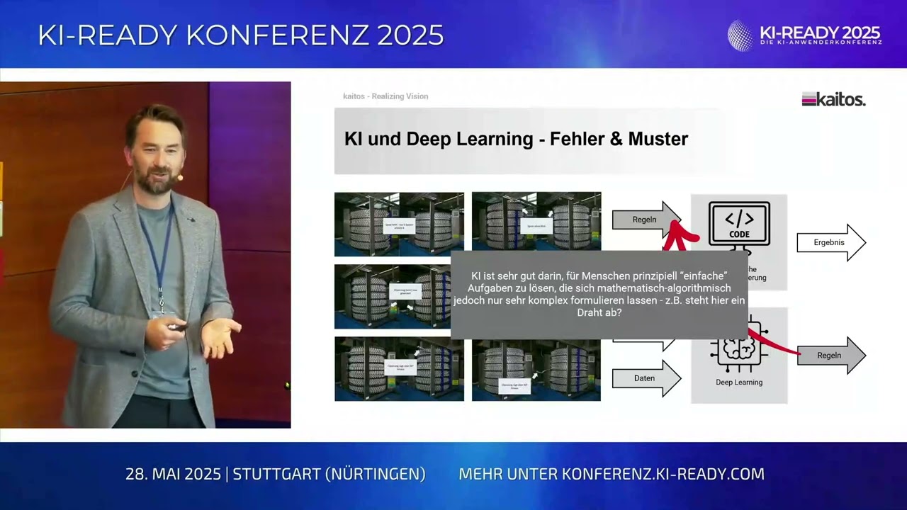 KI-gestützte Prozesskontrolle: | Herr Felic + Dr.  Meinecke | generic.de, kaitos | KI-READY 2025