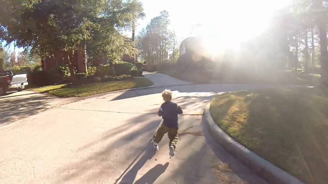 Razor E300 VS Kid Powered Razor Race of the Year
