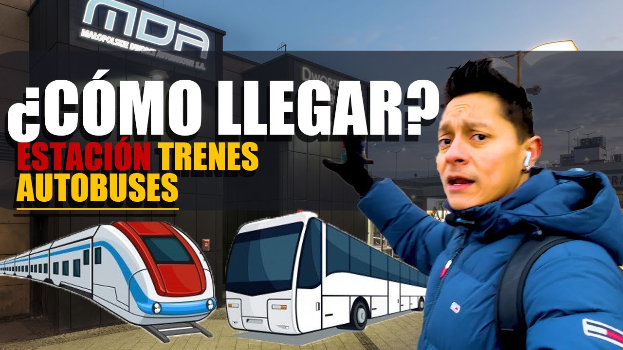 Qué ver y hacer en Cracovia: a la ESTACIÓN CENTRAL Buses y Trenes Kraków Główny 🚆🚌