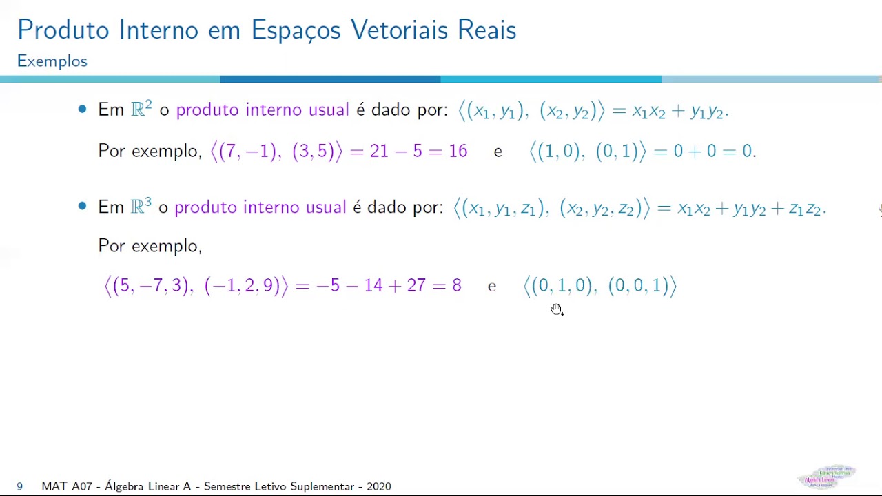 Espaços com Produto Interno
