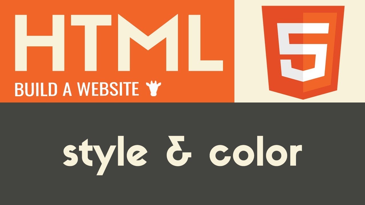 Стиль и цвет | HTML | Урок 6