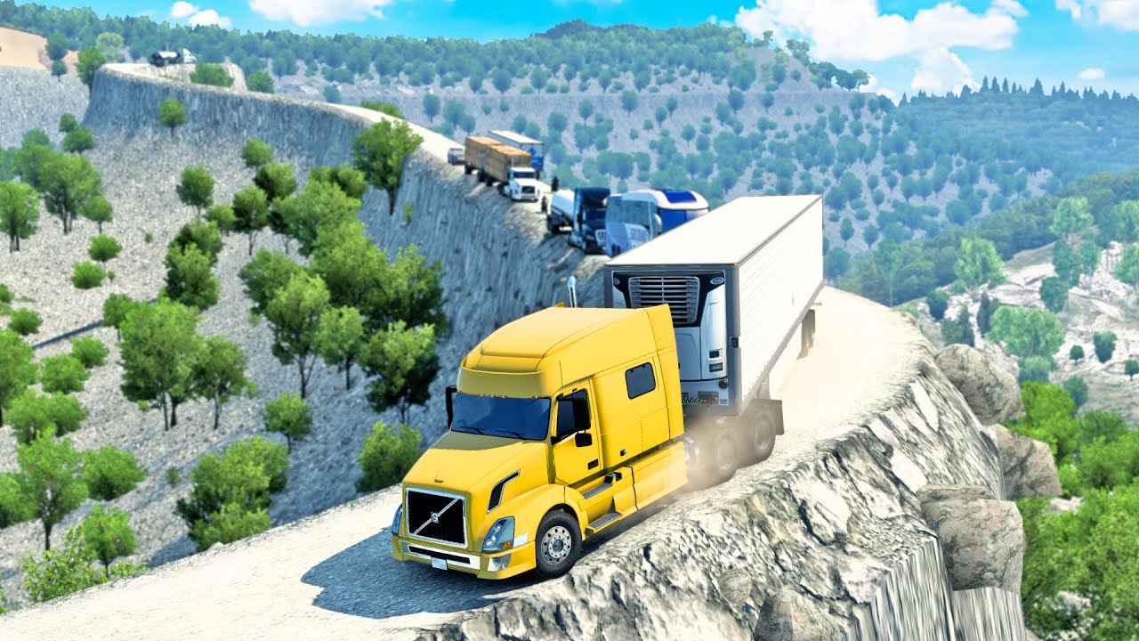 Extremely Dangerous Road in Honduras!! - American Truck Simulator | Thrustmaster Wheel & Shifter