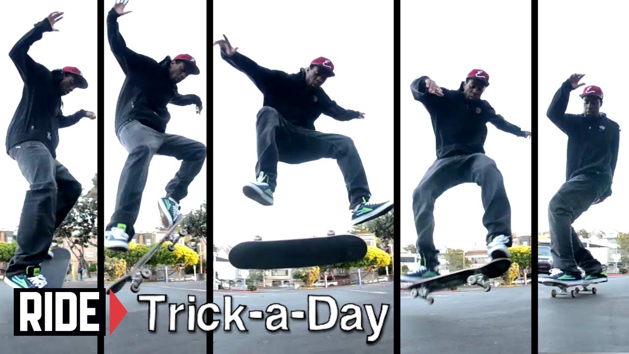 How-To Skateboarding: Half Cab Flip with Lavar McBride
