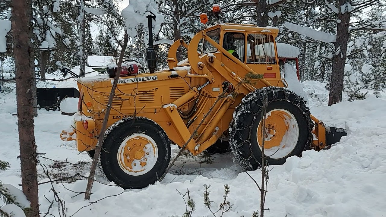 Volvo bm 218 skottade fram Victorn i vintras