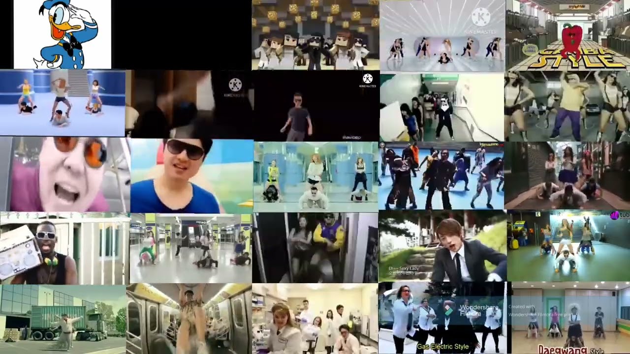 25 gangnam style in Mexican rea