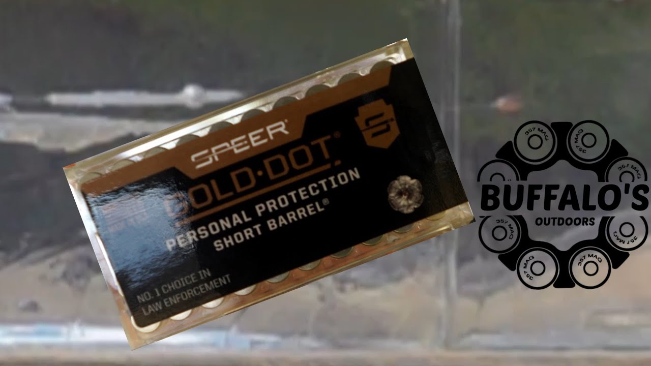 .22 Magnum GOLD DOT из 3-дюймового револьверного теста на гелевую пулю
