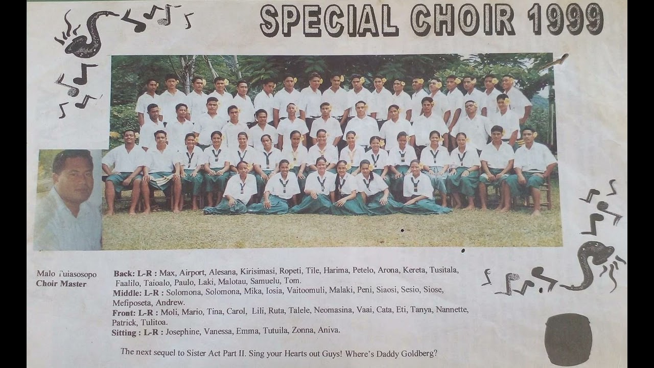 Avele College Special Choir: Le Alii e a au savali 08 Track 8
