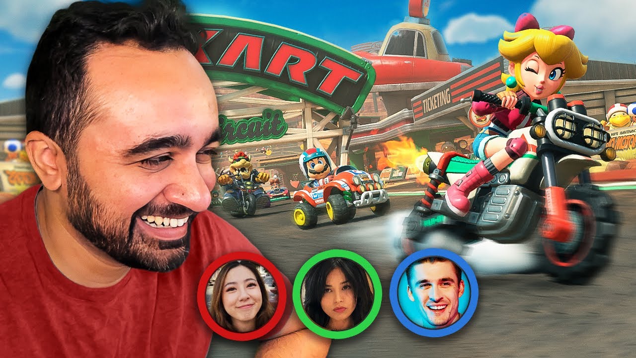 Playing Mario Kart World with Ludwig, Fuslie, and Valkyrae!
