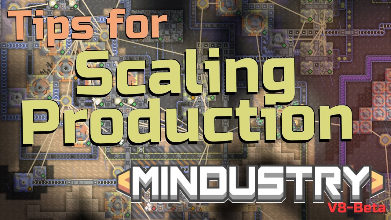 Growing from Nil to Tons - Scaling Production in Mindustry