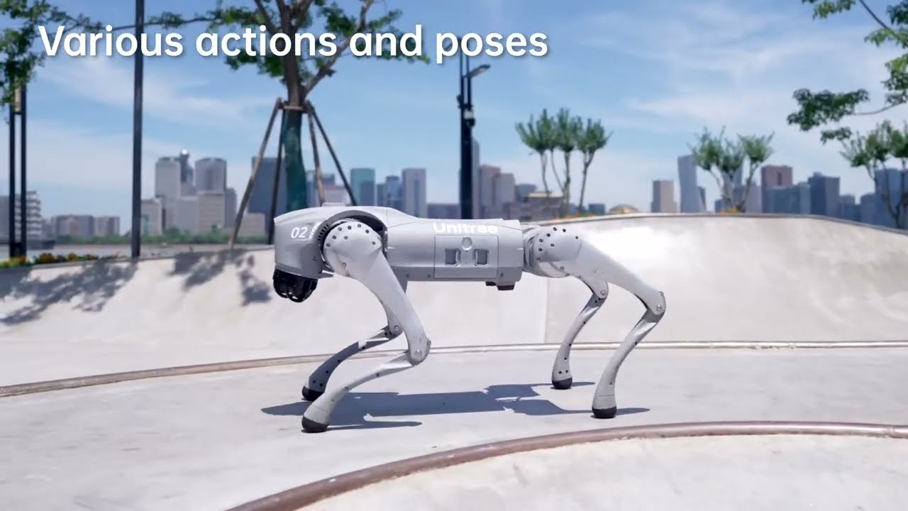 Unitree Go2 - Robot Caine cu Inteligenta Artificiala (AI) Incorporata  - SkyGrid.ro