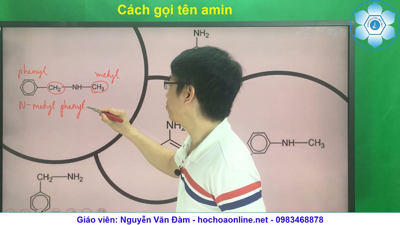 Cách gọi tên amin