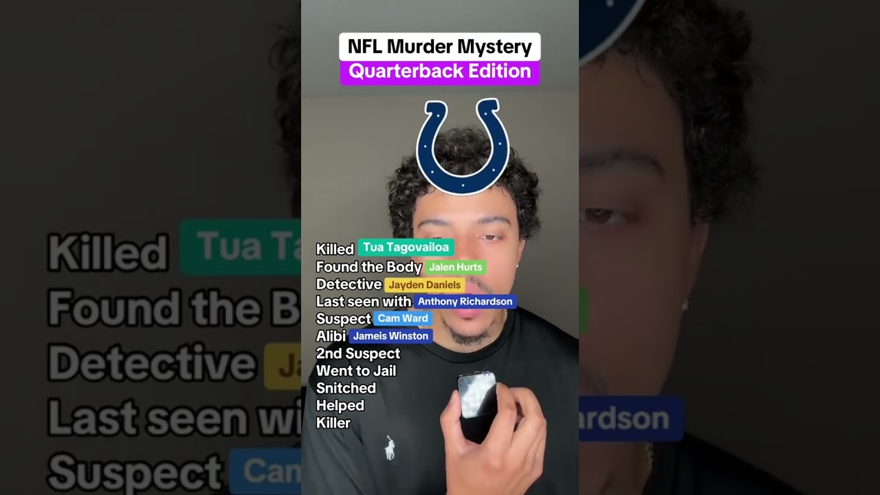 NFL Quarterback Murder Mystery🫣👀 #nfl #shorts