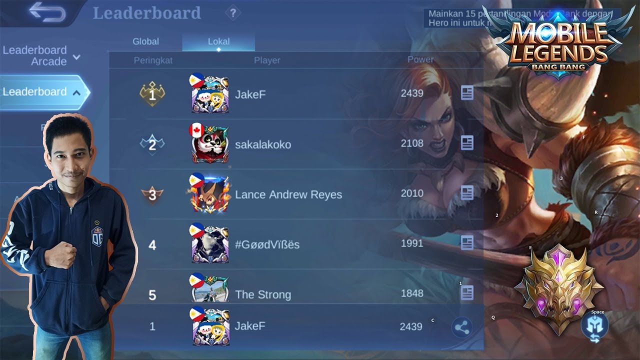 DUTA EXP LANER BROW - MOBILE LEGENDS