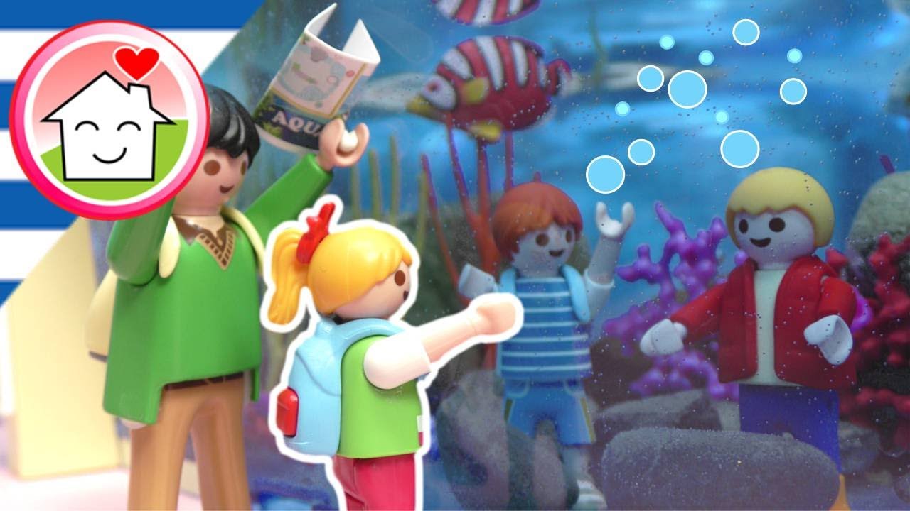 Playmobil ταινία Στο ενυδρείο με την τάξη της Ελένης - οικογένεια Οικονόμου