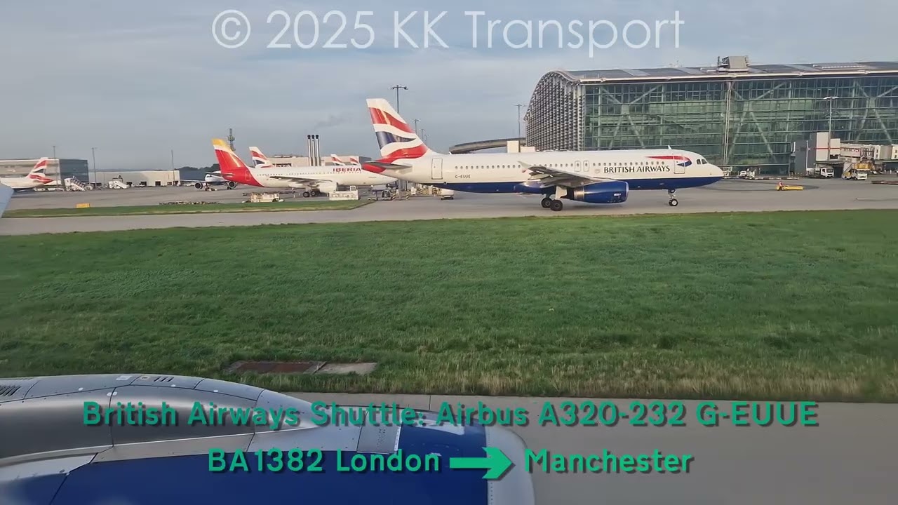 British Airways: Airbus A320neo (G-TTNN) BA936 London Heathrow-Düsseldorf | 4K