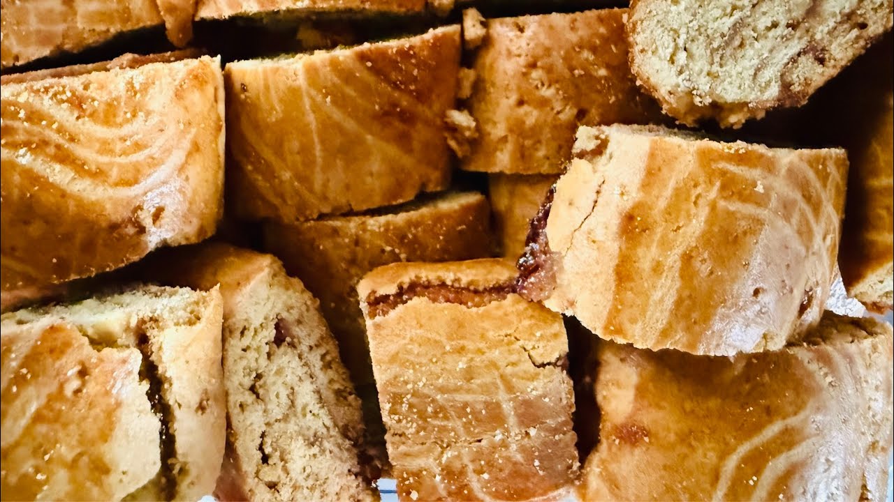 Biscuit tunisien parfum&eacute; &agrave; la confiture &ndash; بشكوطو تونسي بالمعجون