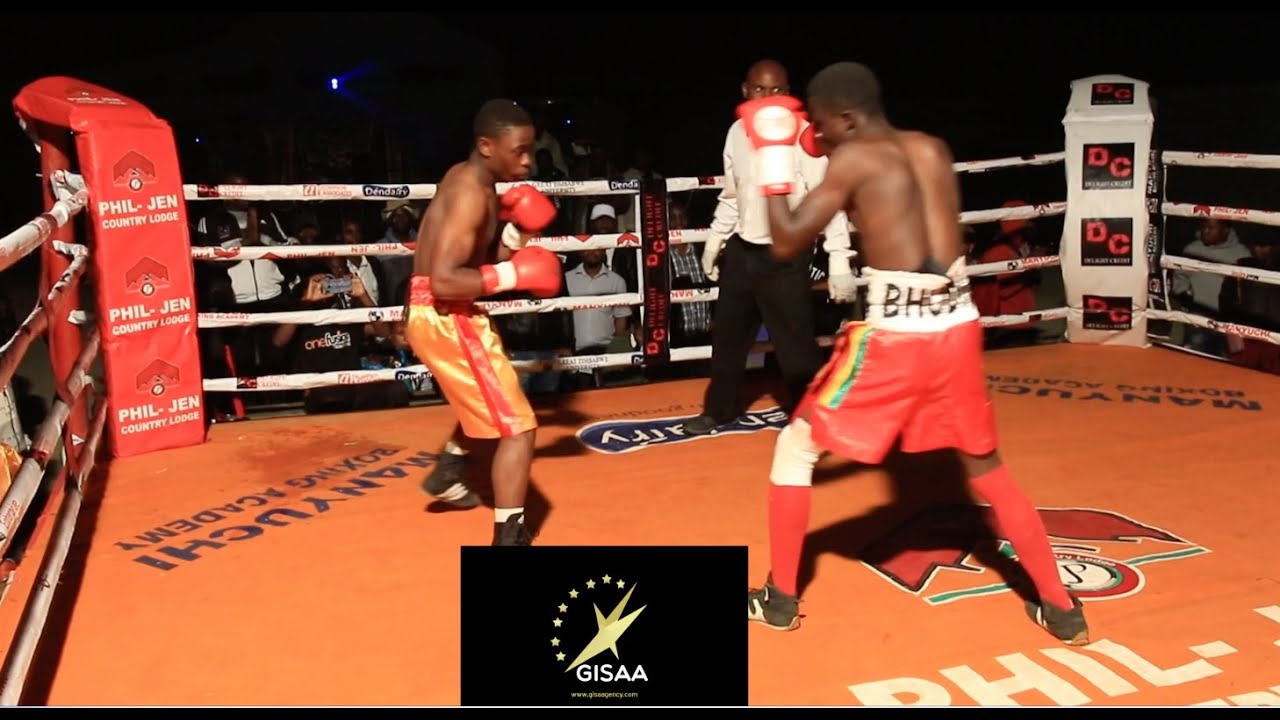 Tinashe Majoni Vs Blessing Bhasera - SuperBantam Boxing Fight - BOXOUT ZVISHAVANE TOURNAMENT