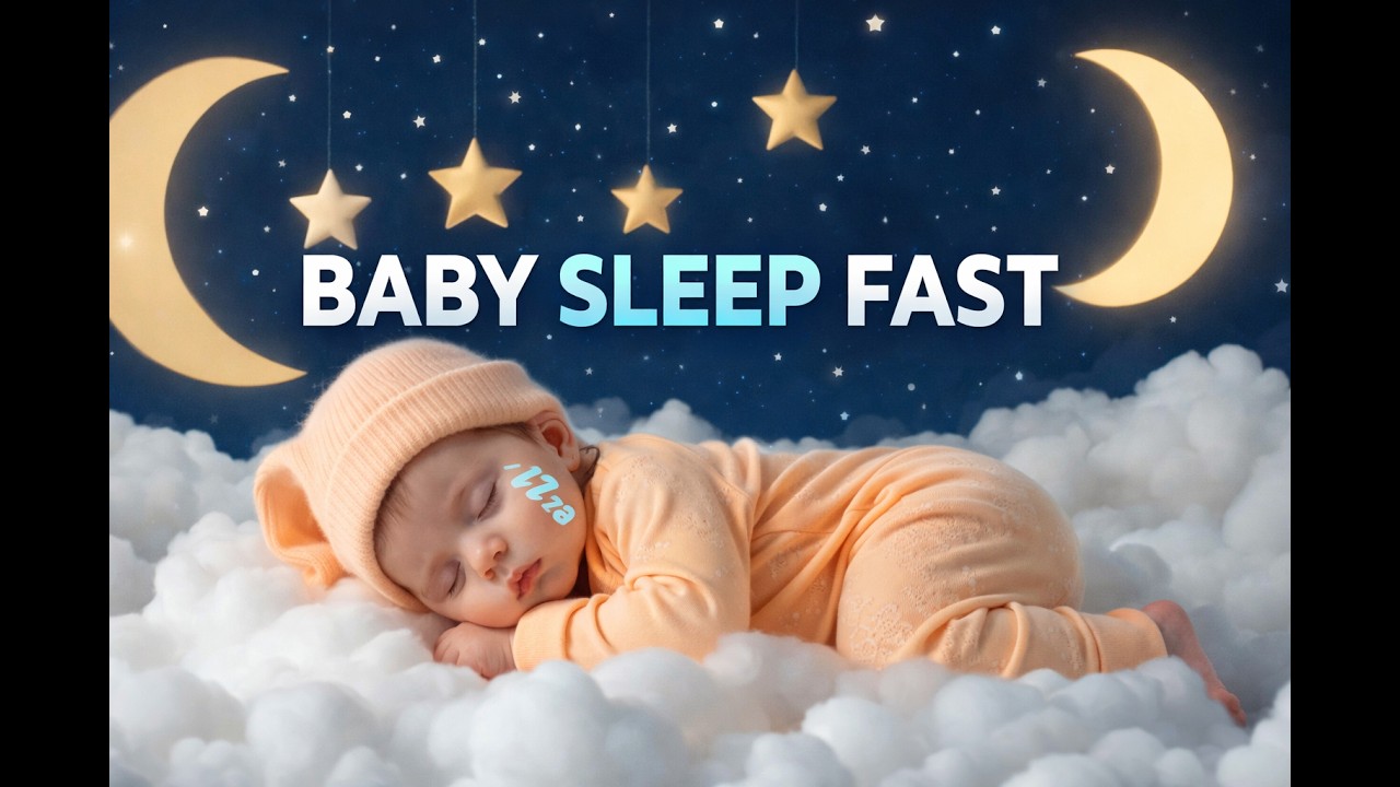 Soothing Baby Sleep Music 🌙 Gentle Lullaby for Deep & Peaceful Sleep | 1 Hour