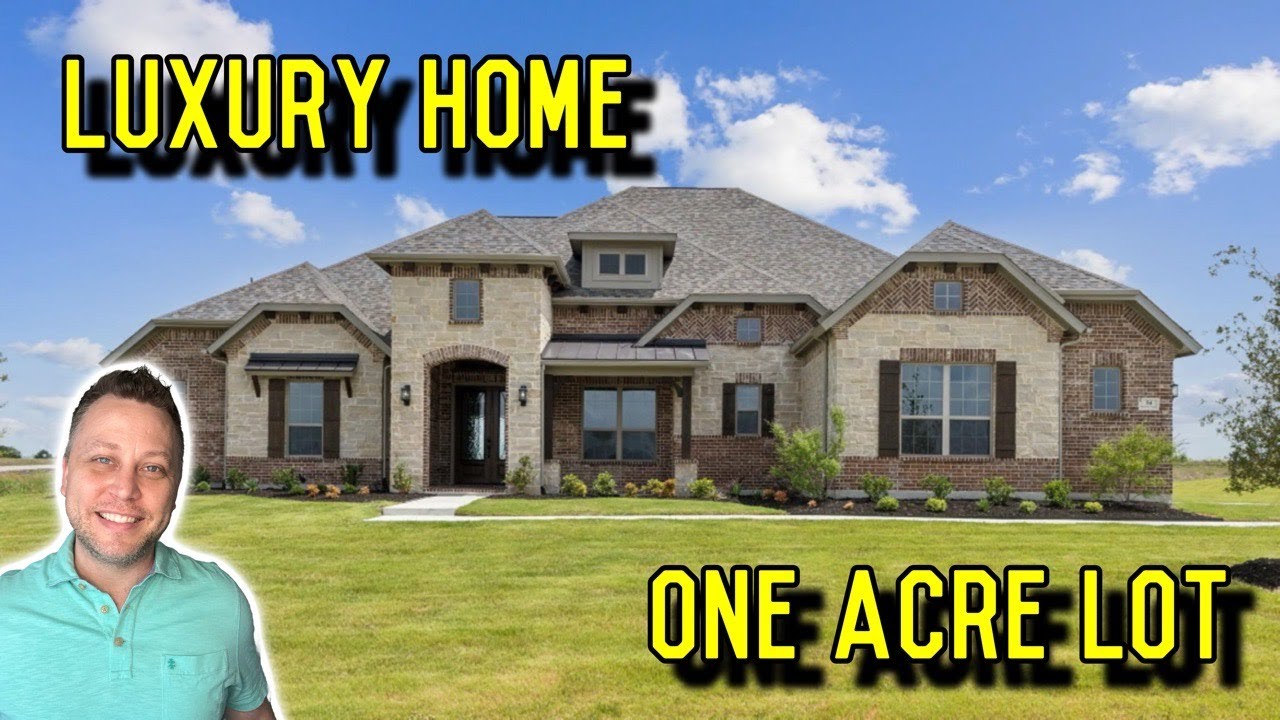 Stunning Chesmar Homes Floor Plan on one acre! Luxury Home in Waxahachie, TX