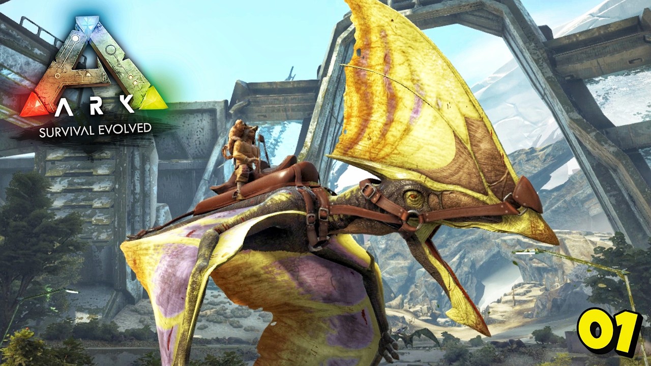 Day 1 on ARK Extinction – A Brand New Adventure Taming Flyer 🔥 Ark Survival Evolved Extinction #1