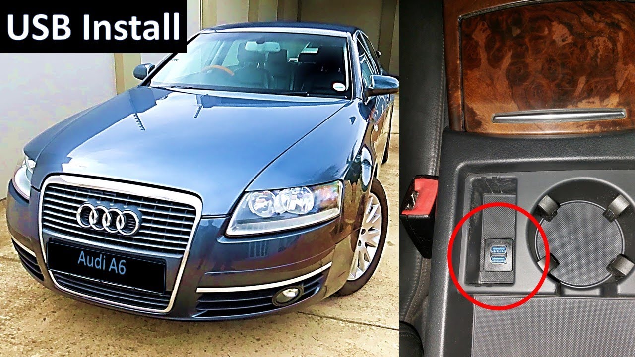How to make your aftermarket USB look OEM - Audi A6 4F