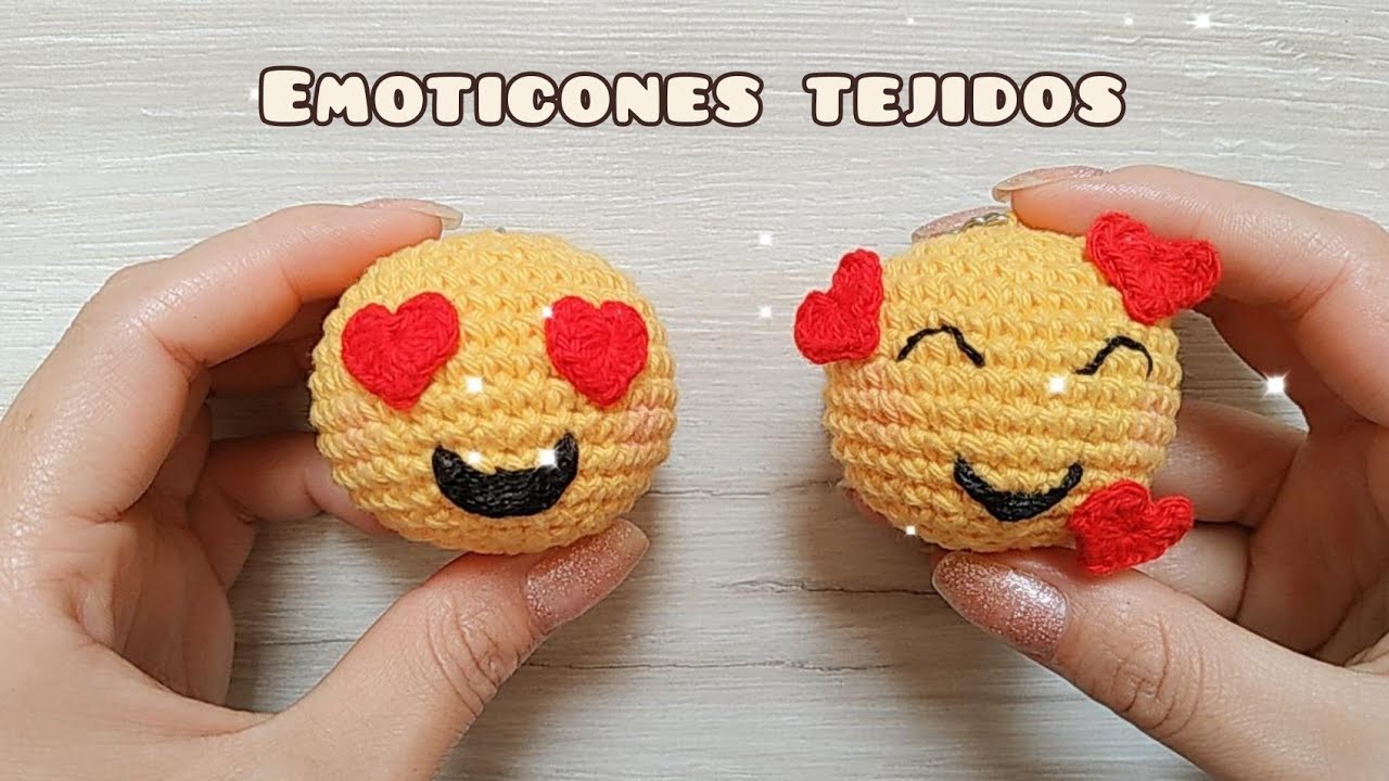 Emoticones tejidos 😍🥰 | Teji2Sindi ♡
