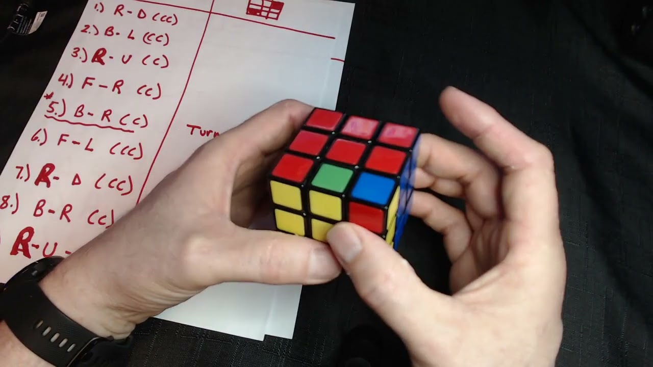 ( Original 80's Method) Solving the THIRD LAYER ( CORNERS ) of the Rubik's Cube, 80's method!!