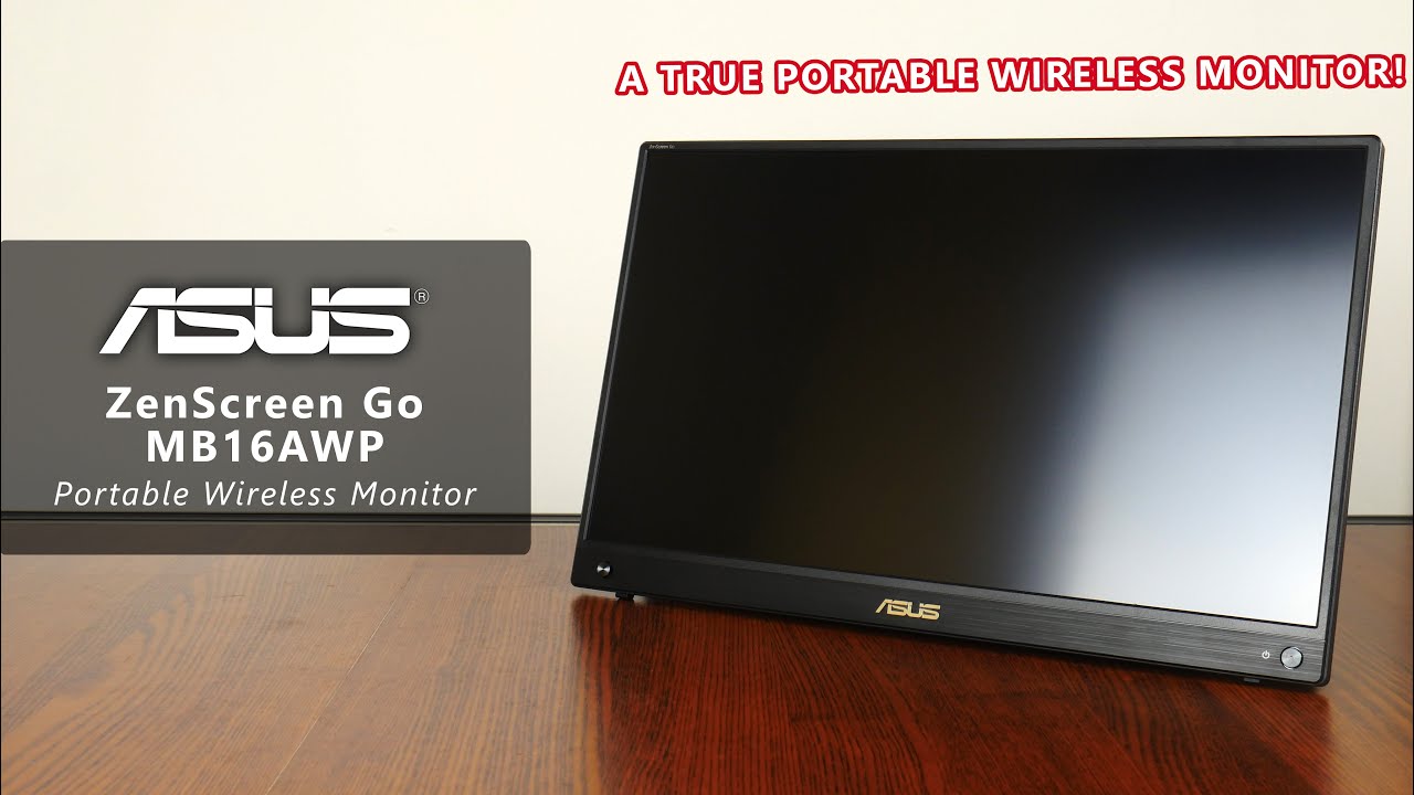 A True Portable Wireless LCD Monitor - ASUS ZenScreen Go MB16AWP Review