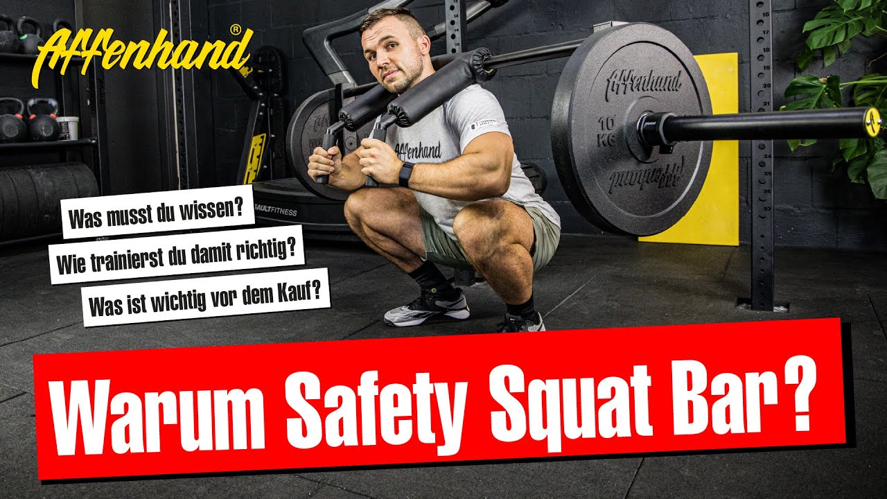 Warum eigentlich Safety Squat Bar? Beintraining Kniebeugen | Affenhand 🇩🇪