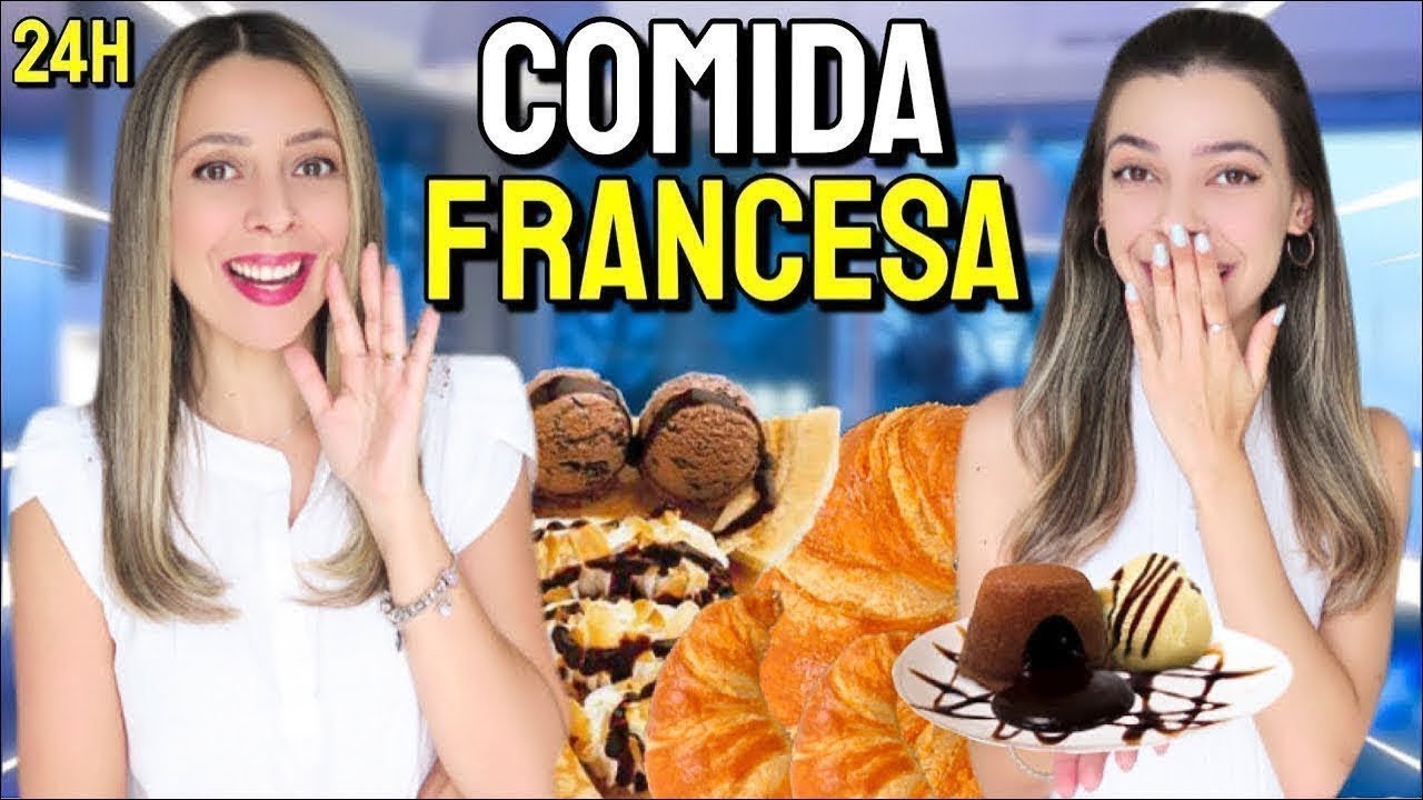 24 HORAS COMENDO COMIDA FRANCESA 🇫🇷