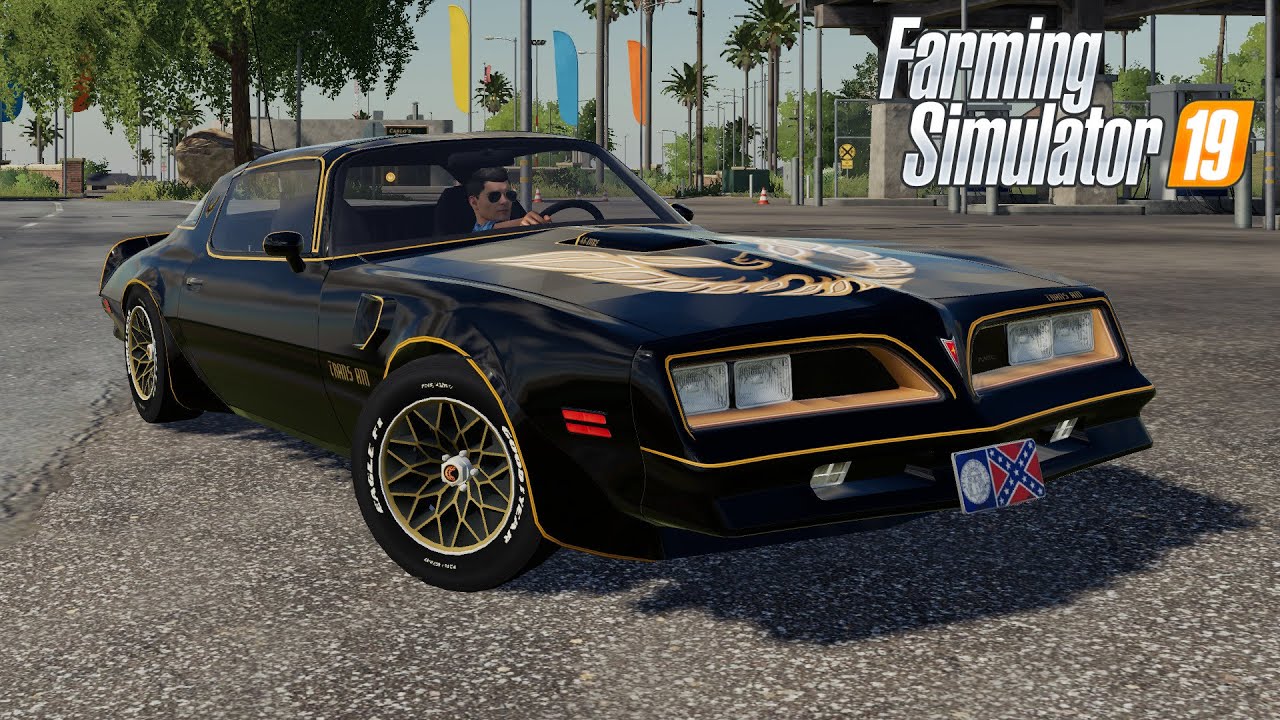 FS19 - Pontiac Trans Am - Farming Simulator 2019 CAR MOD DOWNLOAD #gaming #games #gameplay #car