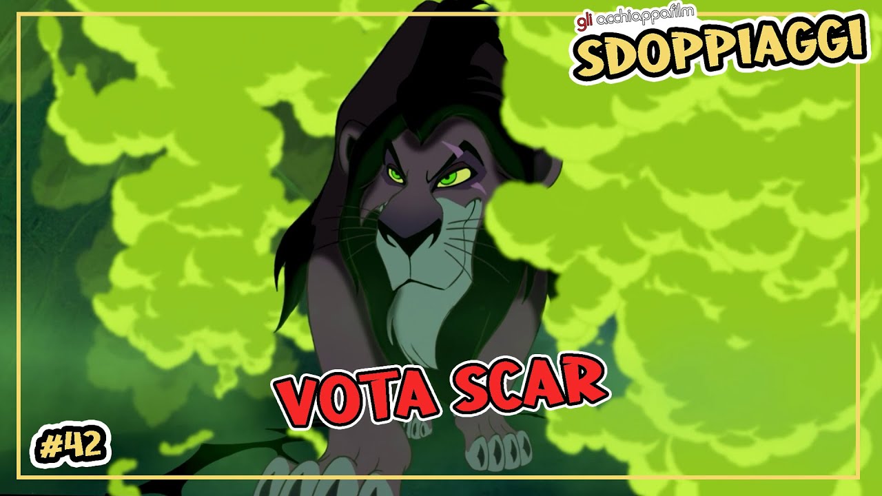 VOTA SCAR (ridoppiaggio parodia Sar&ograve; Re da Il Re Leone) | Sdoppiaggi #42