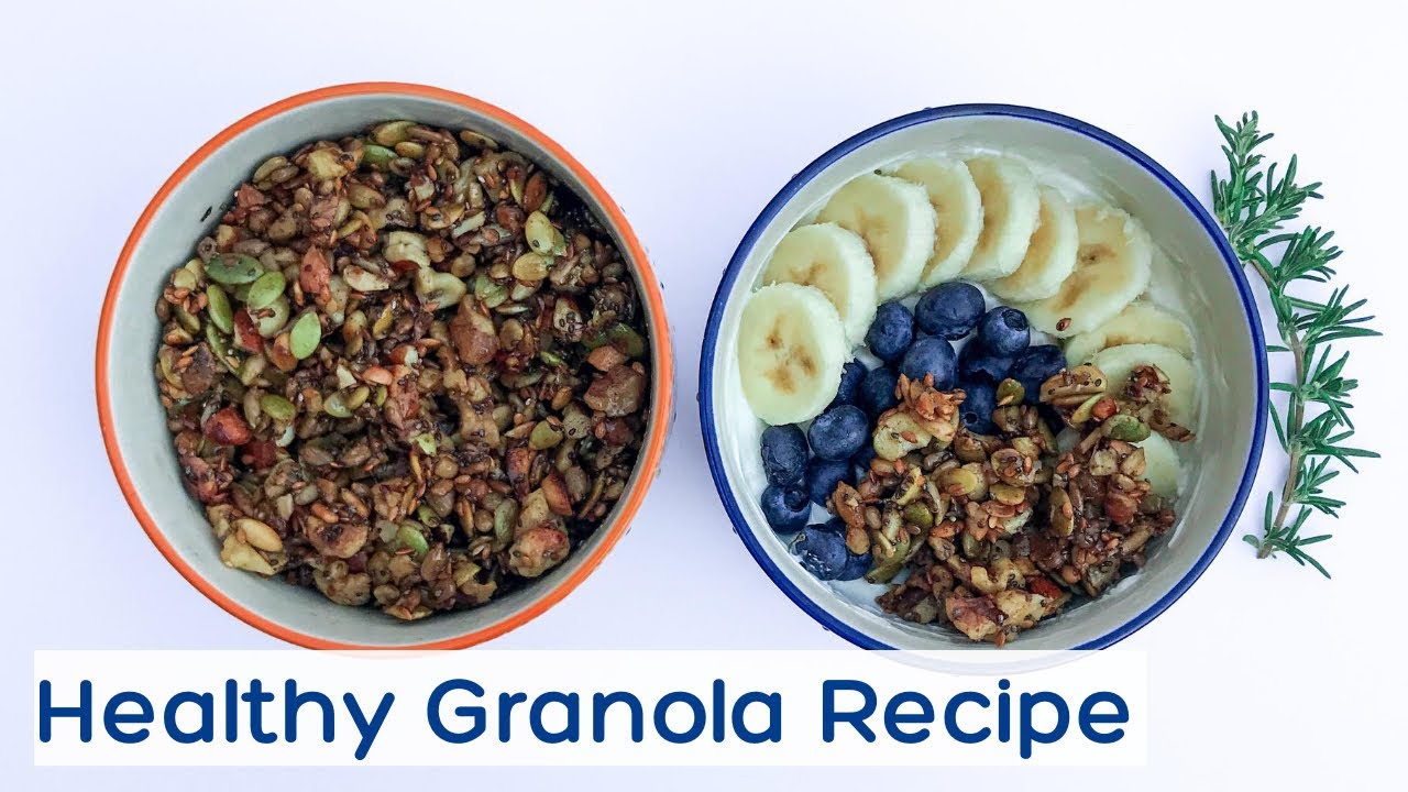 Homemade Granola Healthy Recipe | Gluten Free Granola Recipe