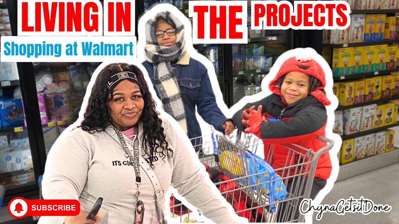 Living In The Projects|| Shopping at Walmart || VLOGMAS DAY 24 & 26