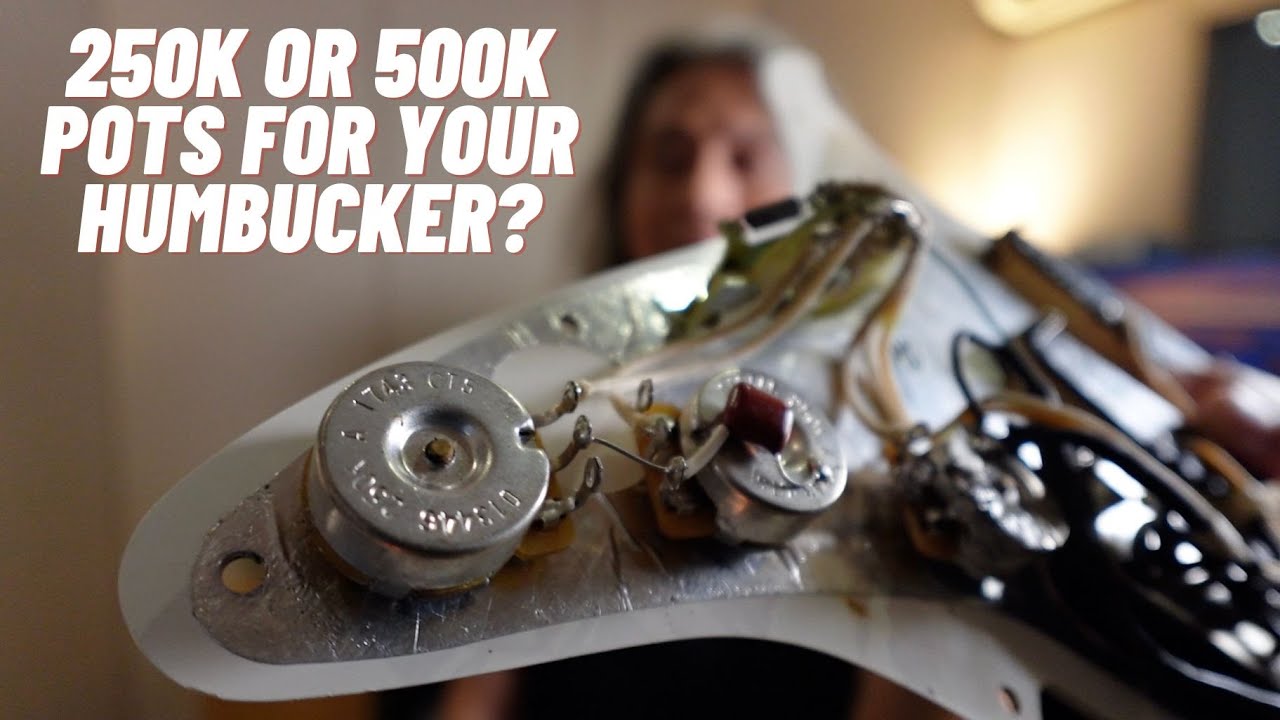 Bridge Suhr Thornbucker With 250k And 500k Pots Comparison On A Strat. How Different Do They Sound?