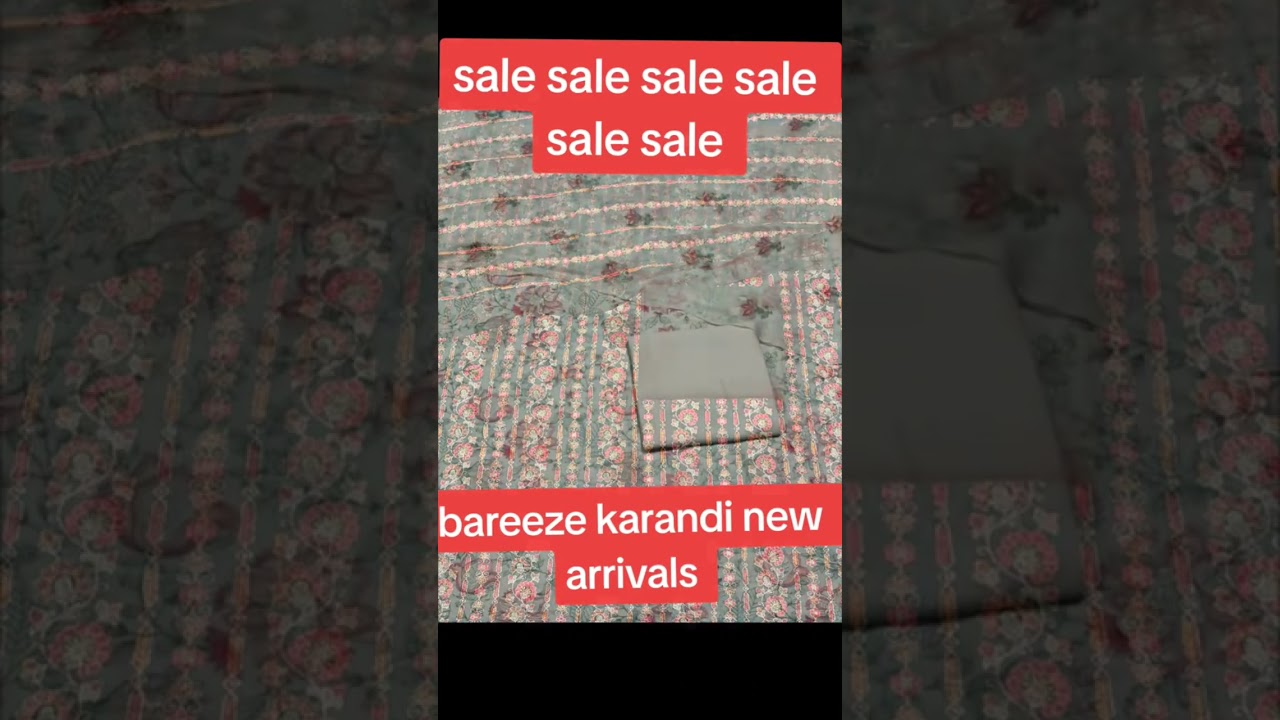 &diams;️For order WhatsApp 👉 03404908937#BareezeStore#BareezeOfficial#Winterkarandi#2pcdresses#3pcdre