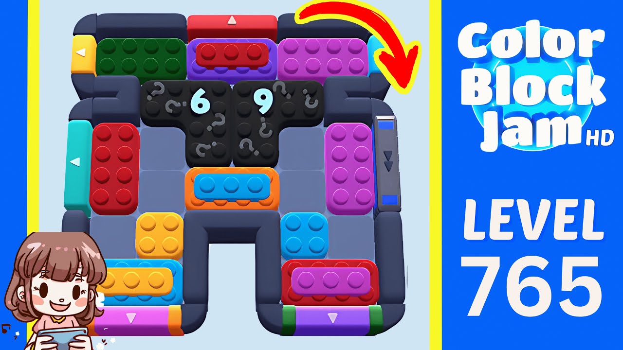 Color Block Jam Level 765 Solution Walkthrough
