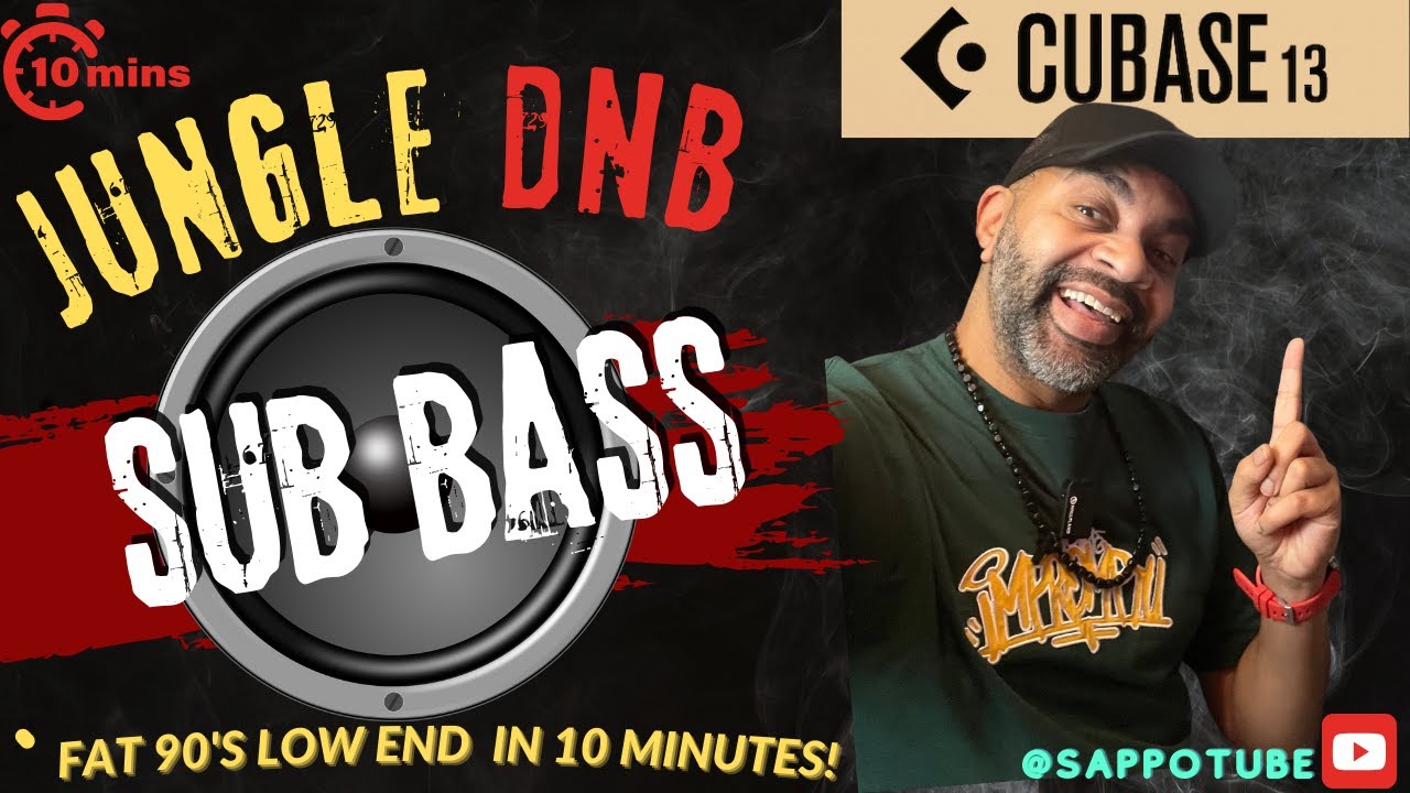 Master the Art of 90s Jungle & Dnb Sub Bass in Just 10 Minutes! #jungle #cubase #sub #djsappo #dnb