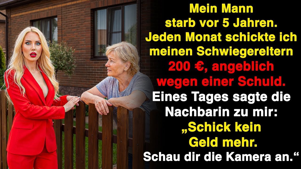 Der Mann starb vor Jahren  Jeden Monat schickte ich seiner Mutter 200 €  Doch dann …