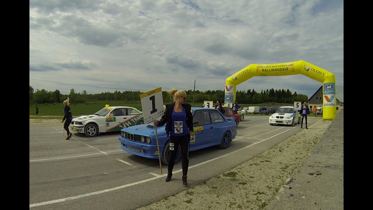 Touringcars final Estonian Rallycross 2015 round 2