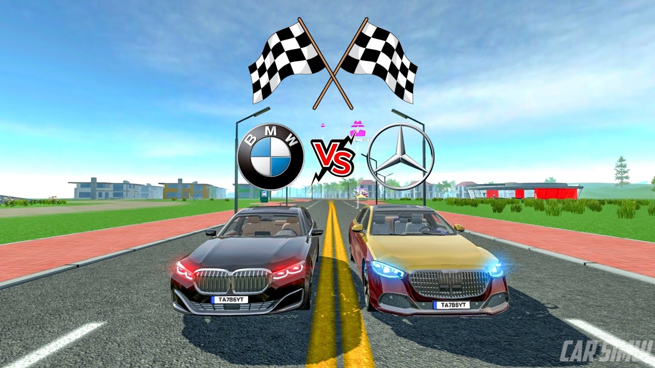 Car Simulator 2 | BMW VS Mercedes | 7 Series VS Maybach S680 | Race & Top Speed | Android Gameplay