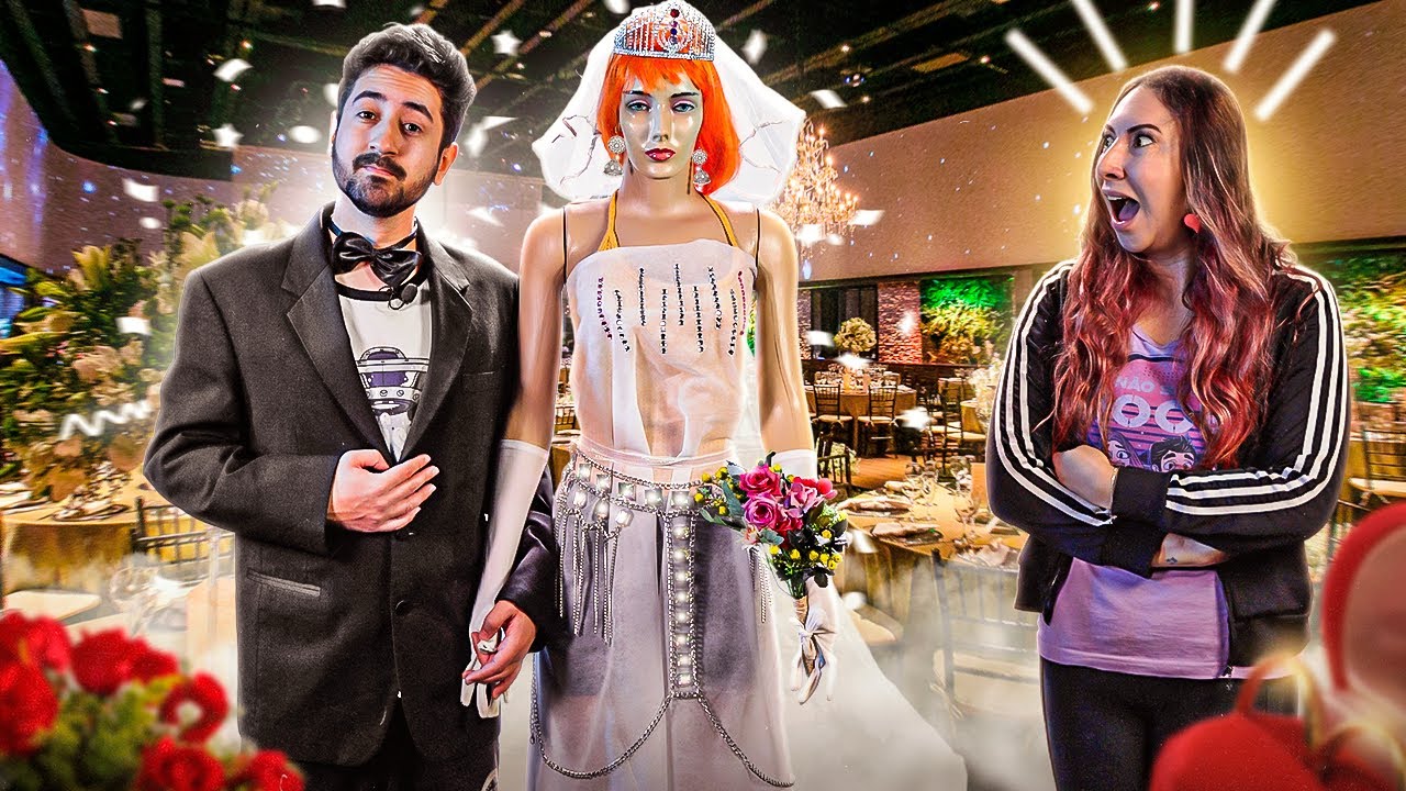 FIZ UM VESTIDO DE NOIVA PARA O CASAMENTO DA MANEQUIM | Gabriel e Shirley 2.0