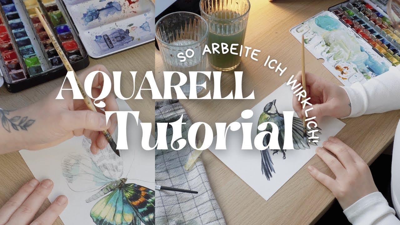 Meine Aquarell Geheimnisse 😳| Technik & Tipps | VERLOSUNG !