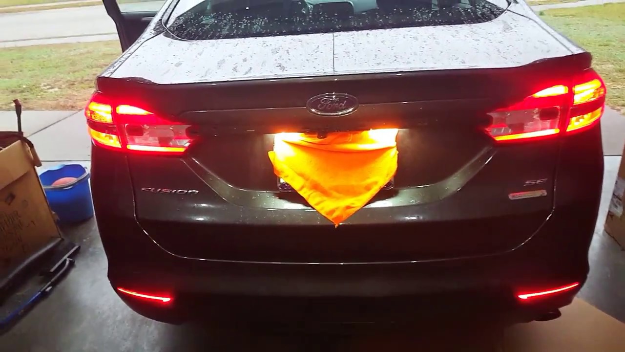 How to replace the passenger trunk lid light on a 2017 Ford fusion (upgraded to level 3)