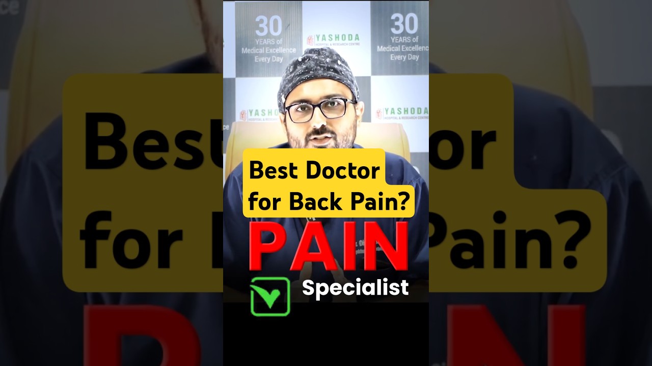 Best Doctor for Back Pain | Dr Divyansh Singh - Best Pain Doctor in Delhi NCR | Yashoda Healthcare