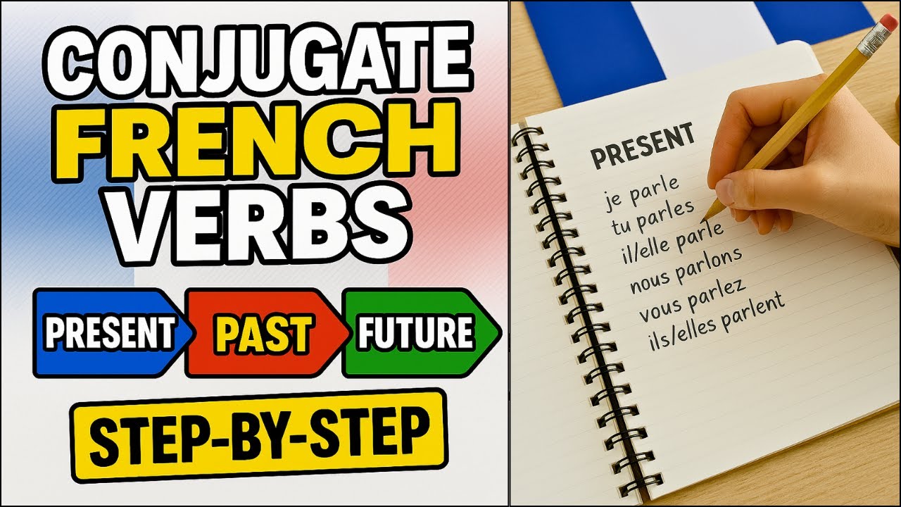Understand French Tenses in 25 Minutes: Present, Past & Future | French VERB Conjugation 