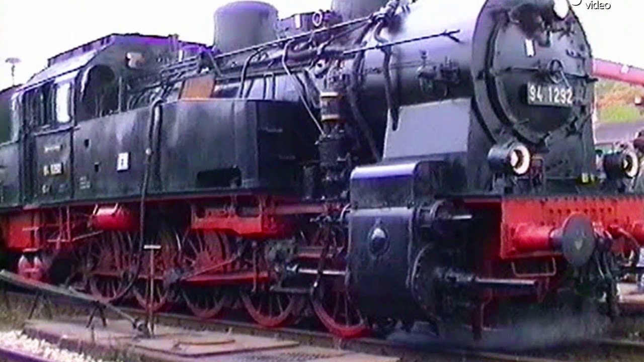 DR 1991 - Mit Dampflok 94 1292 von Meiningen nach Rennsteig